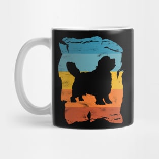 Clumber Spaniel Distressed Vintage Retro Silhouette Mug